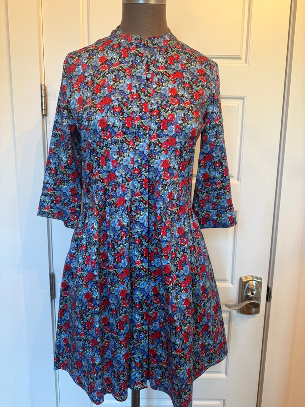 Tuckernuck Royal Shirt Dress-Queens Garden Floral Mini Dress